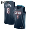 Dres Oklahoma City Thunder Jalen Williams Nike 2025-26 City Edition Crno Swingman - Dječji